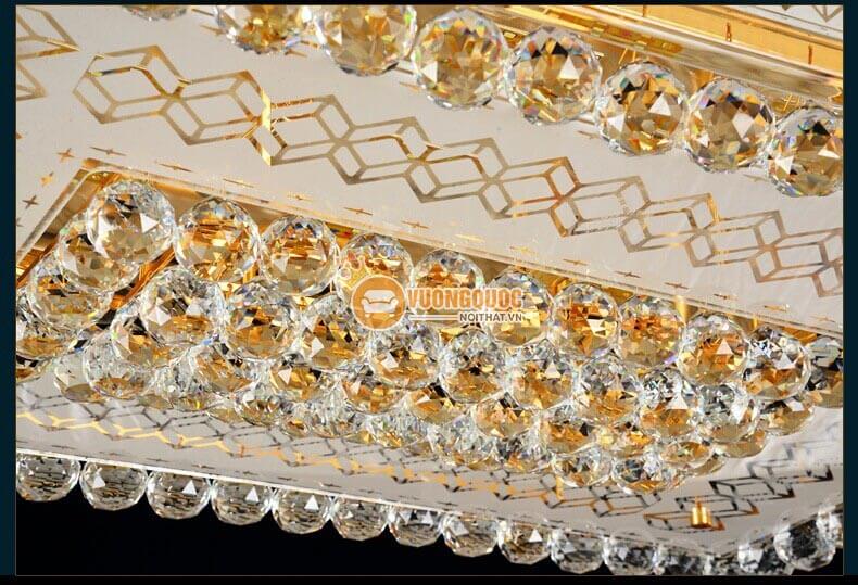 Đèn ốp trần nhập khẩu mạ vàng sang trọng CM254-12